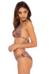 Luli Fama Safari Dreams TRIANGLE HALTER TOP